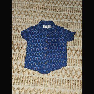 Pixie Dust Drip Print Button Front Shirt 1-2 Years